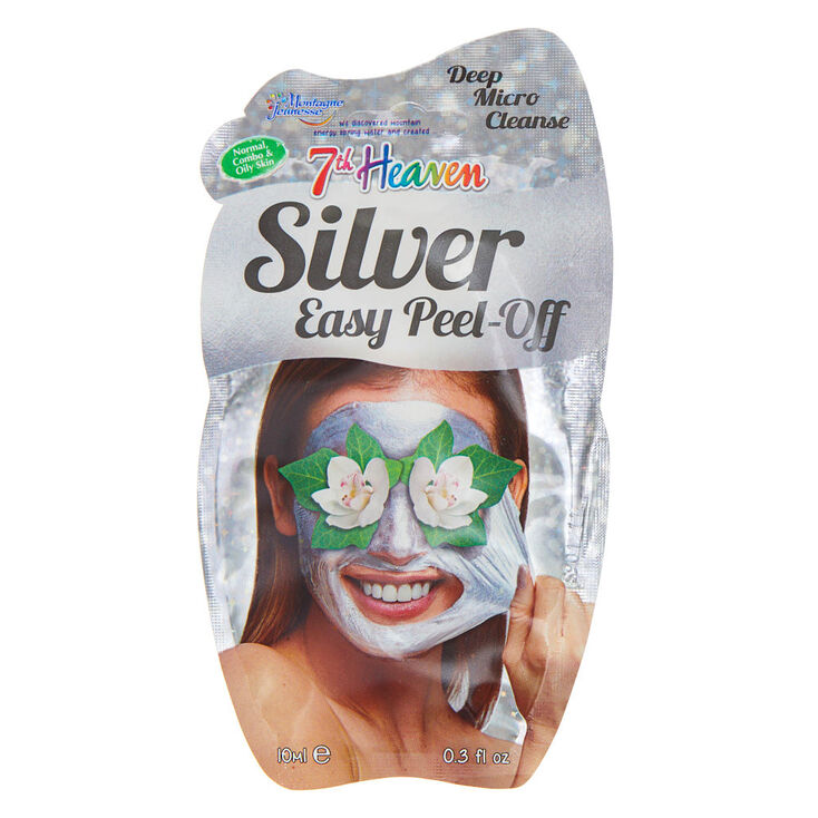 Claire's Masque peel-off pour le visage à paillettes 7th Heaven - Argenté