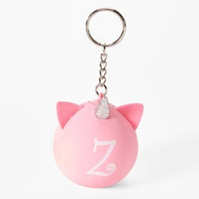 Initial Unicorn Stress Ball Keyring - Pink, Z,