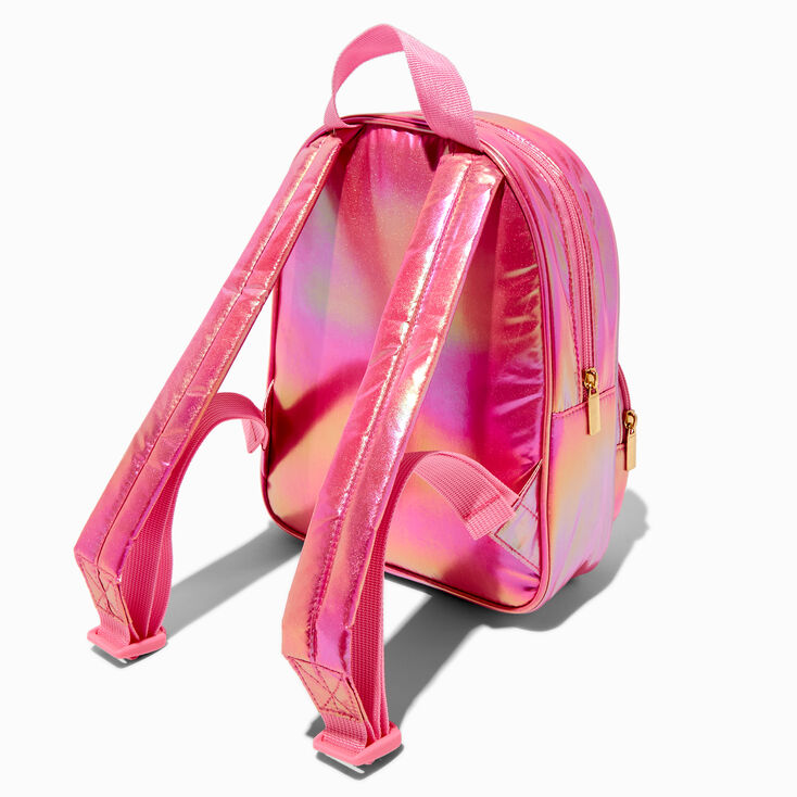 Sac &agrave; dos d&ocirc;me c&oelig;ur bomb&eacute; rose Claire&#39;s Club,