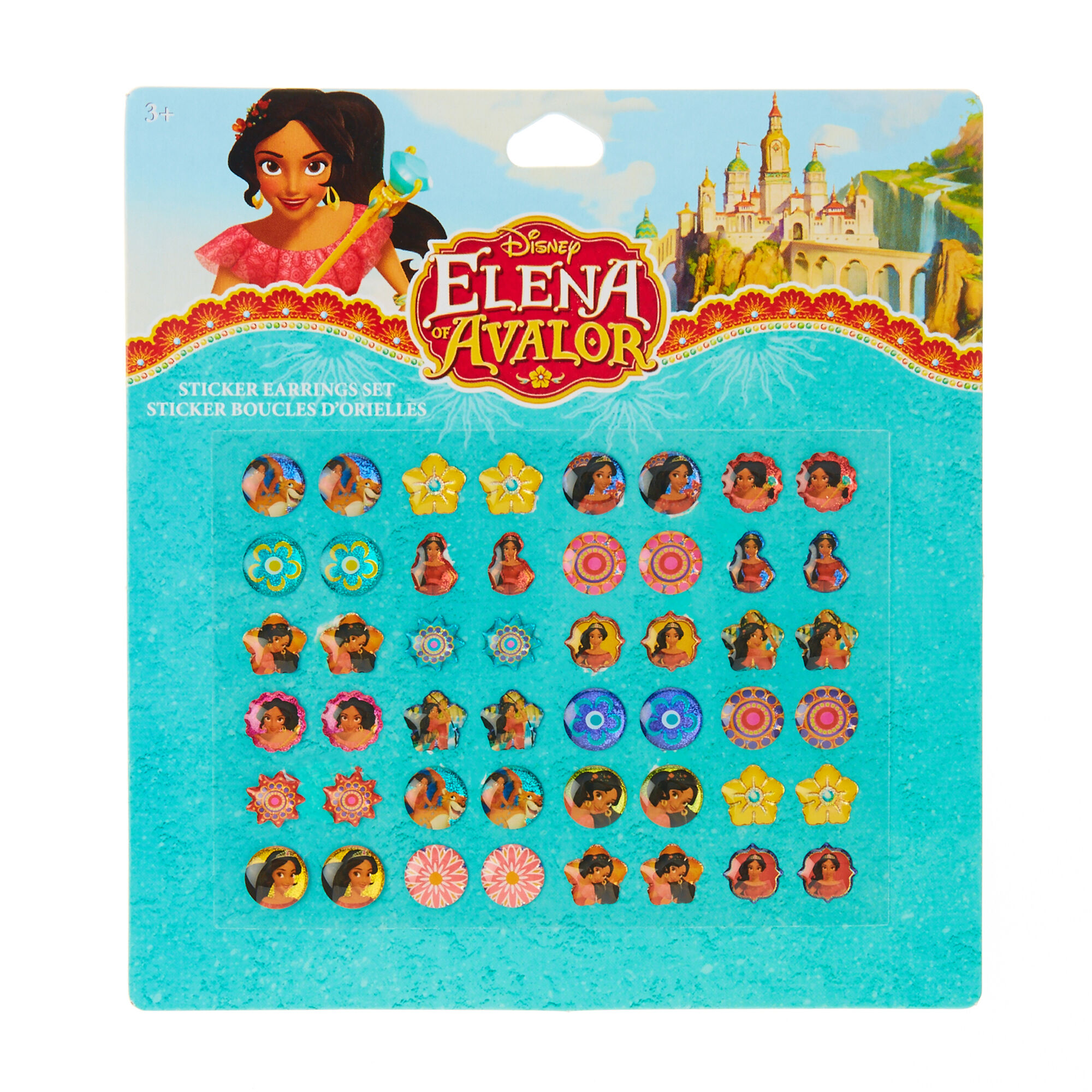 Disney Princess Elena of Avalor Sticker Earrings Disney Princess Elena of Avalor Sticker Earrings