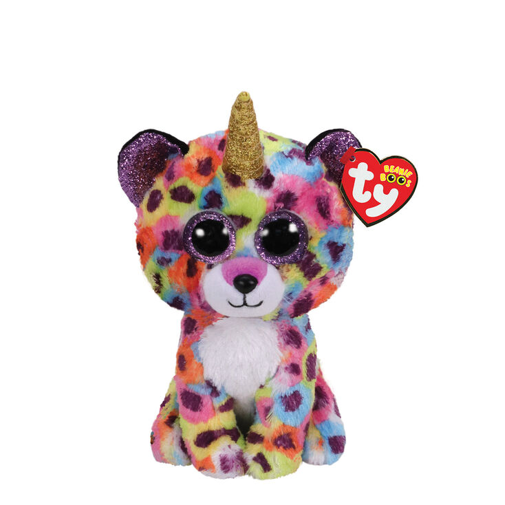Claire's Petite peluche Giselle la licorne léopard Ty Beanie Boo