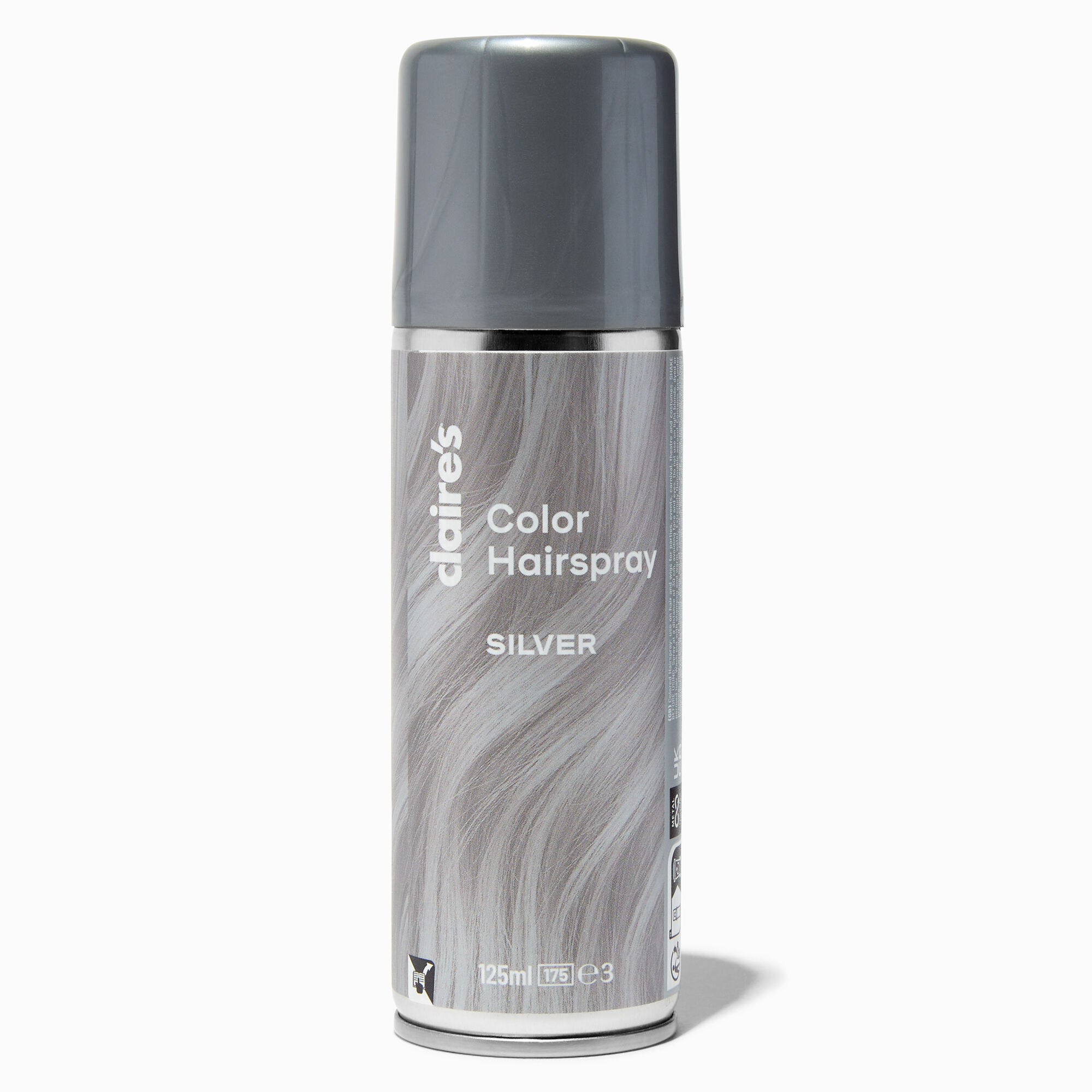 View Claires Metallic Colour Hairspray Silver information