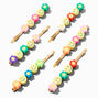 Daisy &amp; Happy Face Hair Pins - 6 Pack,