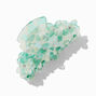 Blue Crystal Flower Hair Claw,