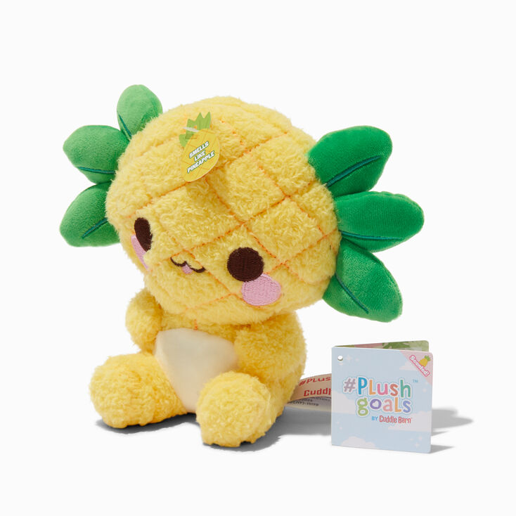 &#35;Plush Goals by Cuddle Barn&reg; 6&#39;&#39; Pineapple Axolotl Plush Toy,