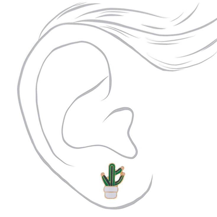 Cactus Stud Earrings,