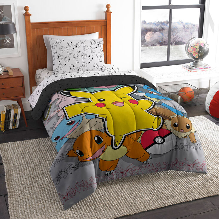 Pok&eacute;mon&trade; Battle Squad Twin Bed in Bag Set &#40;ds&#41;,