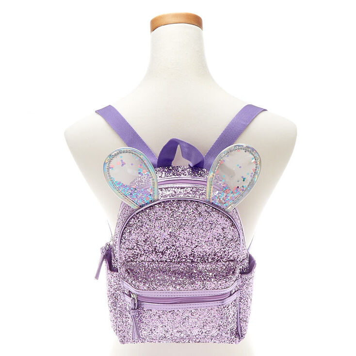 Bella the Bunny Glitter Mini Backpack - Lilac Purple,