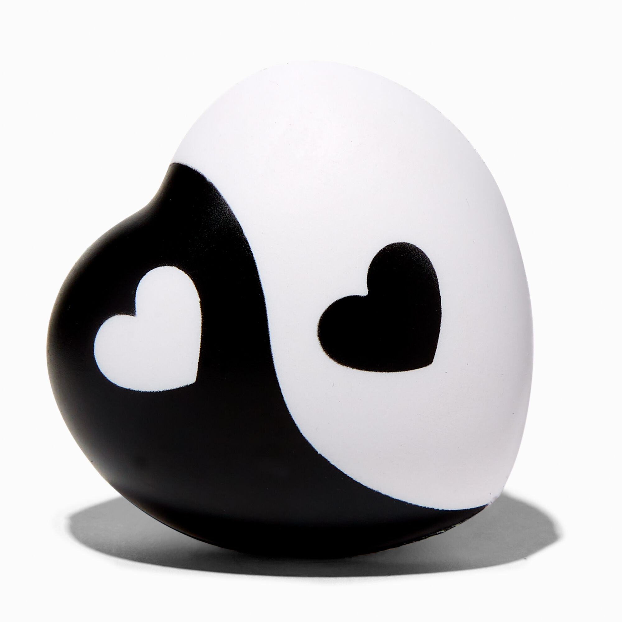 View Claires Yin Yang Heart Stress Ball information