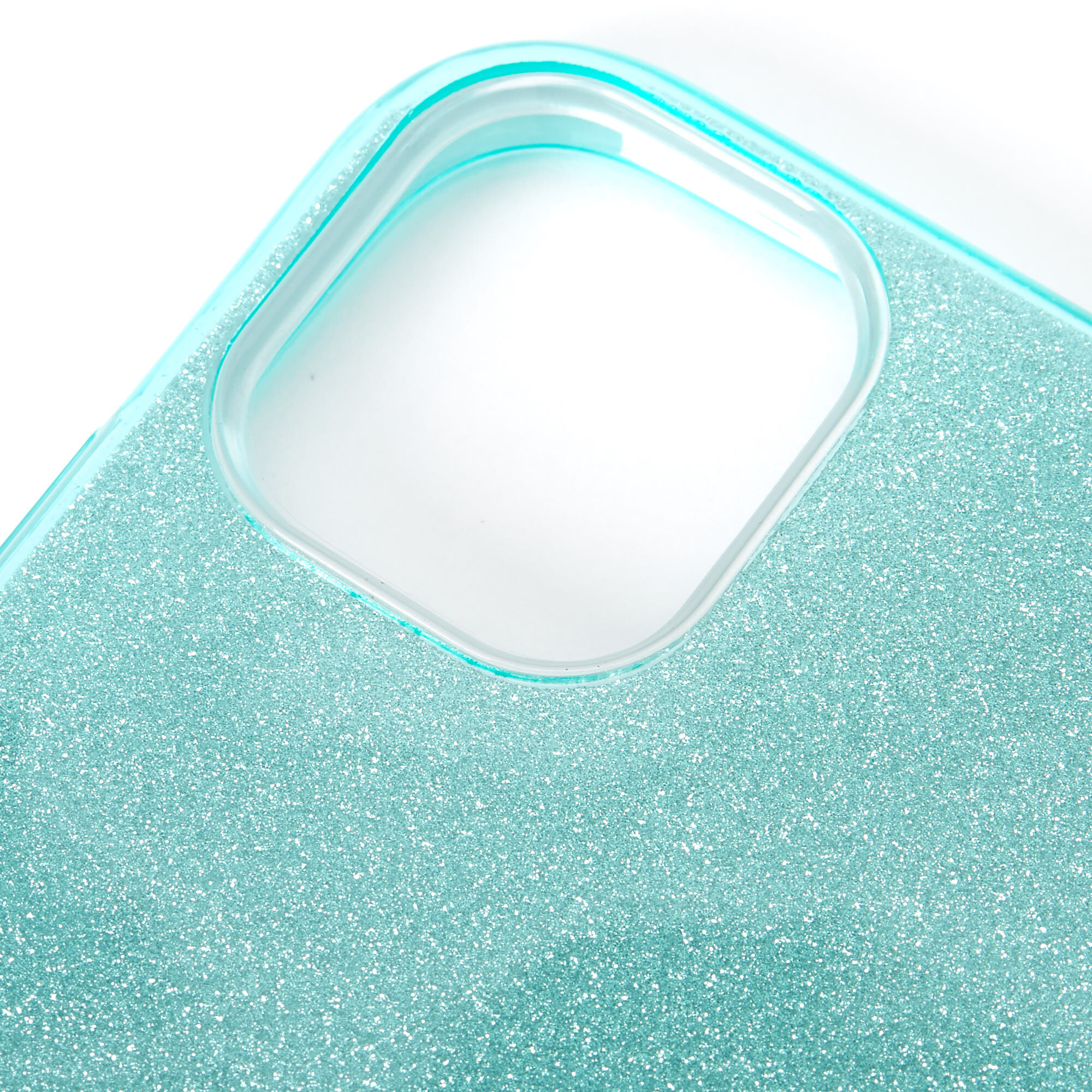 Teal Glitter Protective Phone Case - Fits iPhone® 11,