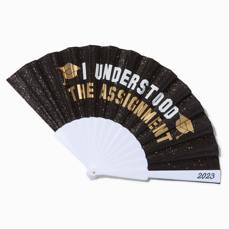 &quot;I Understood the Assignment&quot; 2023 Graduation Folding Fan,