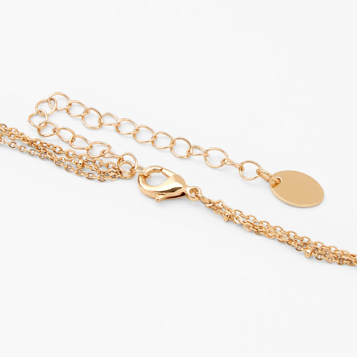 Mother&#39;s Day Gold Mama Multi Strand Chain Necklace,