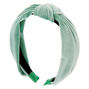 Velvet Knotted Headband - Mint,