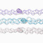 Claire&#39;s Club Flower Pendant Tattoo Choker Necklace Set - 3 Pack,