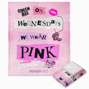 Mean Girls&trade; x Claire&#39;s Pink Silk Touch Throw Blanket,