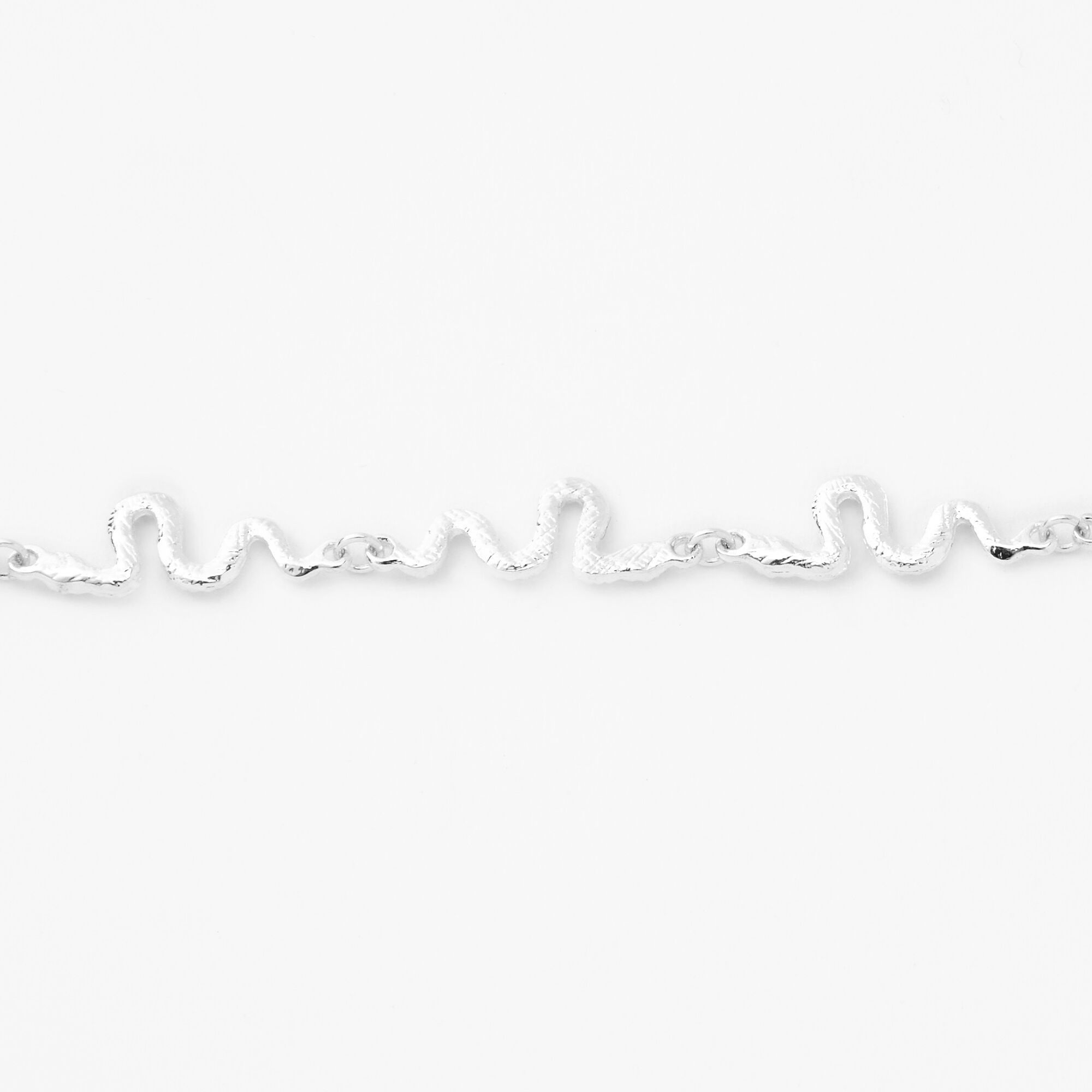 Silver Single Snake Choker,