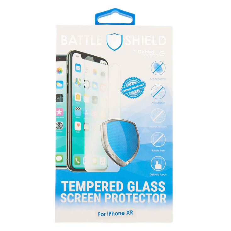 Claire's Protection pour écran en verre trempé Gabba Goods® - Compatible avec iPhone XR