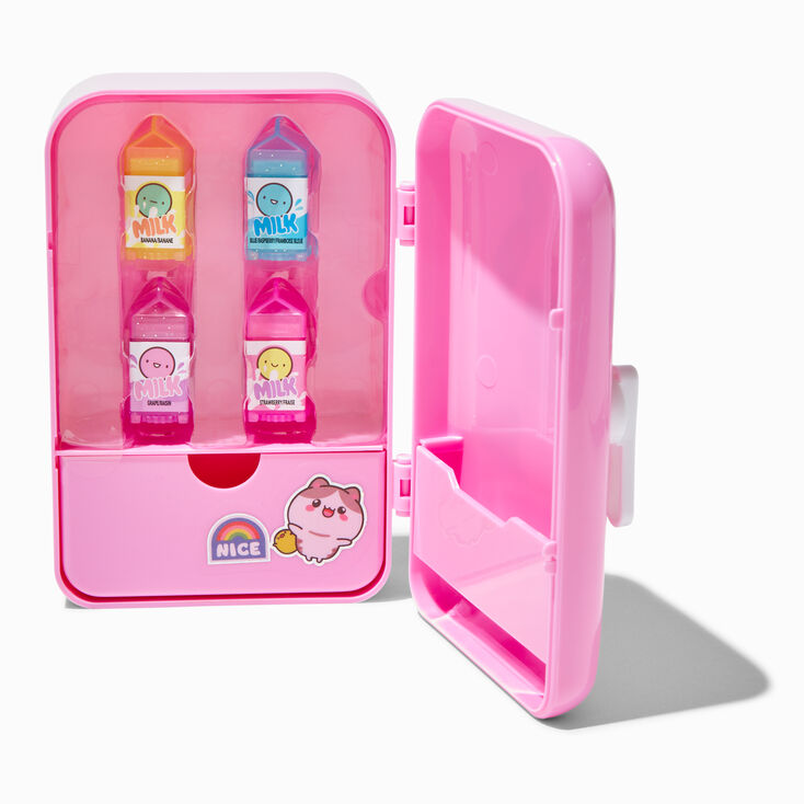 Pink Fridge Sticker &amp; Lip Balm Set - 4 Pack,