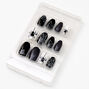 Spider Web Coffin Faux Nail Set - 24 Pack,