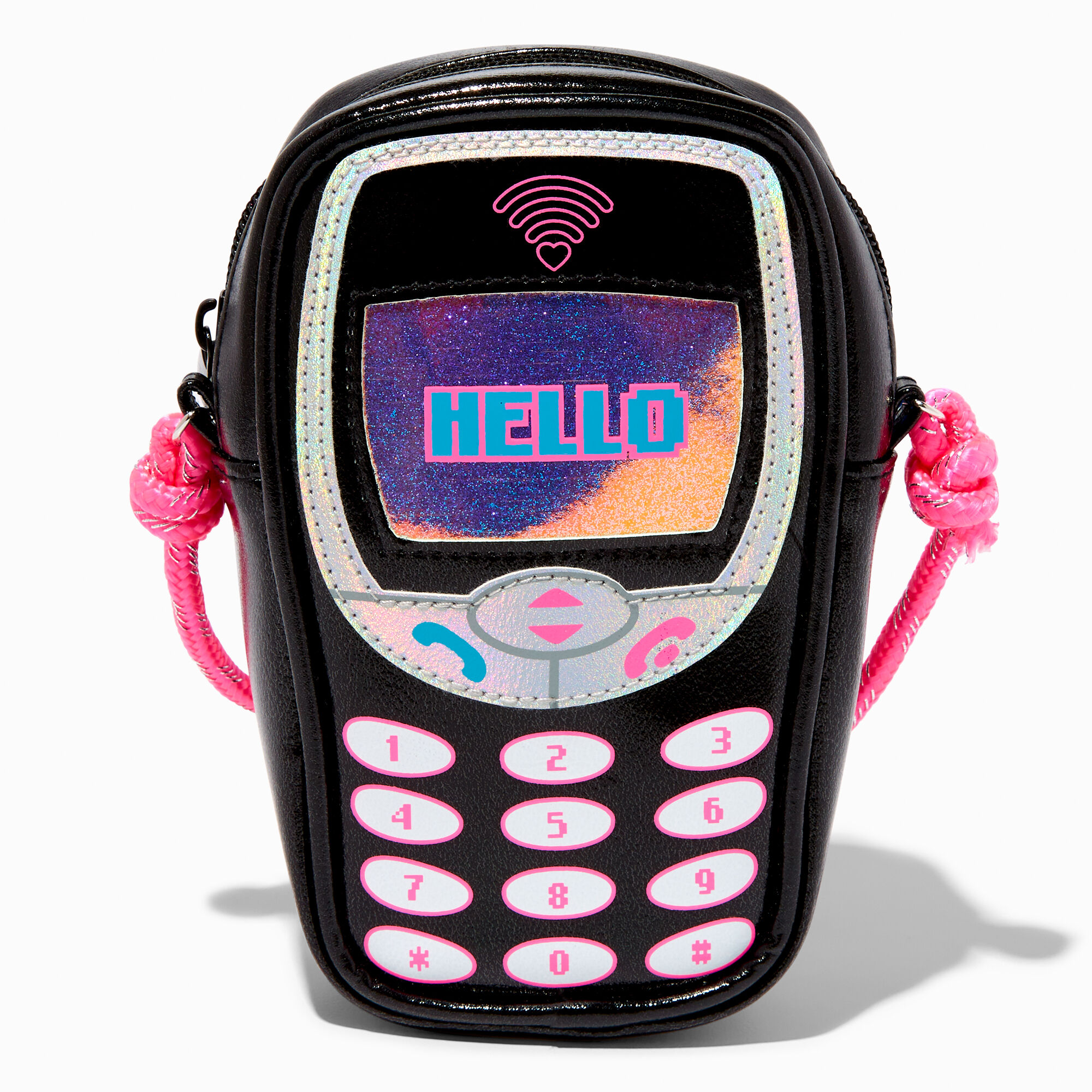 Cellphone Black Crossbody Bag,