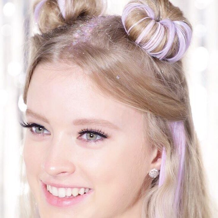 Galactic Glitter Space Buns Hair Accessories Set  Claire's