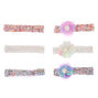 Claire&#39;s Club Glitter Hair Clips - 6 Pack,