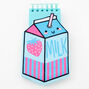 Strawberry Milk Carton Squish Notebook - Blue,