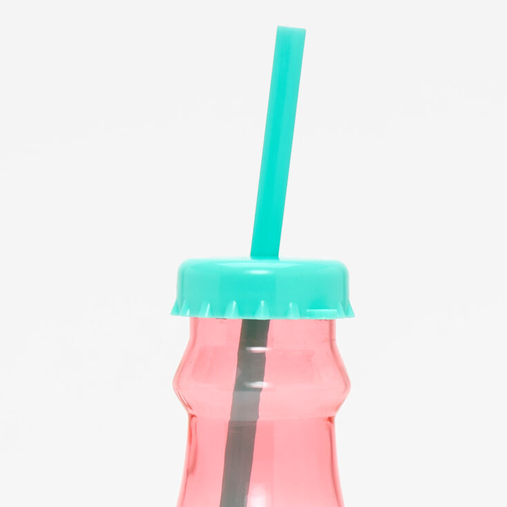 Gourde en forme de bouteille de soda r&eacute;tro past&egrave;que,