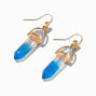 Blue Glow In The Dark Mystical Gem Drop Earrings,