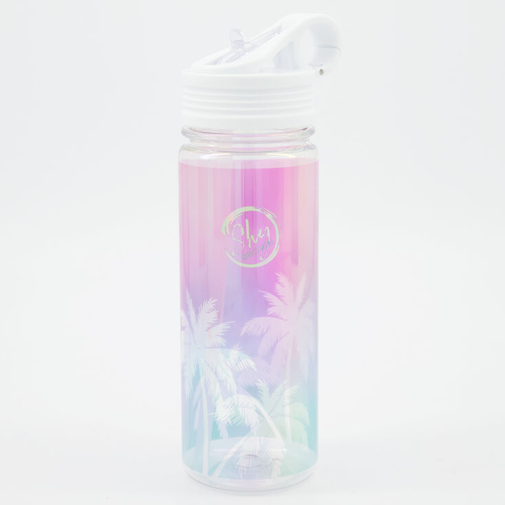 Sky Brown&trade; Palm Tree Water Bottle &ndash; Holographic,