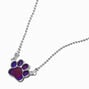 Collier d&rsquo;humeur &agrave; pendentif avec imprim&eacute; patte,
