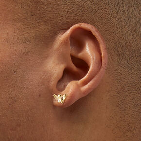 18kt Gold Plated Angel Stud Earrings,