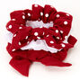 Claire&#39;s Club Small Solid Polka Dot Hair Scrunchies - Red, 3 Pack,