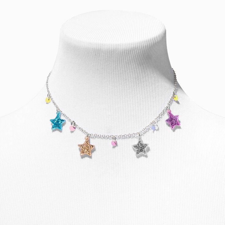 Claire&#39;s Club Glitter Star Charm Jewellery Set - 3 Pack,