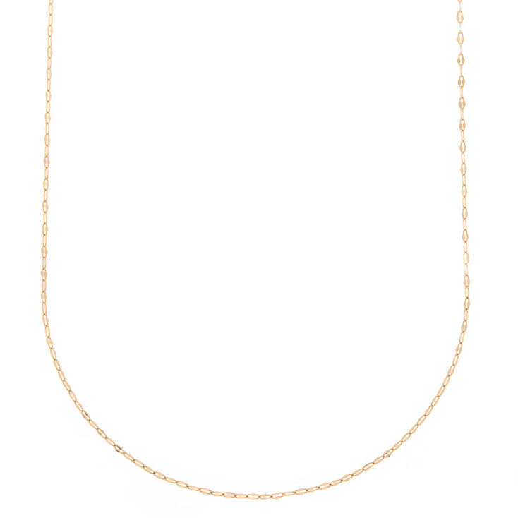 Claire's Collier à chaîne étincelant couleur doré