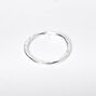 20G Sterling Silver Hammered Nose Ring,