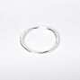 Sterling Silver 20G Hammered Nose Ring,