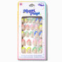 MeganPlays&trade; Claire&#39;s Exclusive Rainbow Tip Daisy Stiletto Press On Faux Nail Set - 24 Pack,