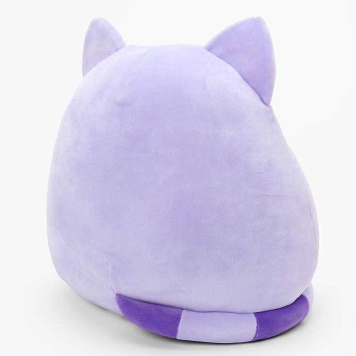 Squishmallows&trade; 12&quot; Claire&#39;s Exclusive Purple Cat Soft Toy,