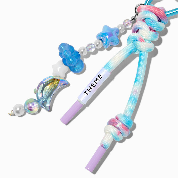 T H E M E x Claire&#39;s Blue Celestial Cluster Keychain,