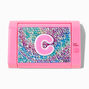 Bedazzled Initial Pink Mechanical Lip Gloss Set - C,