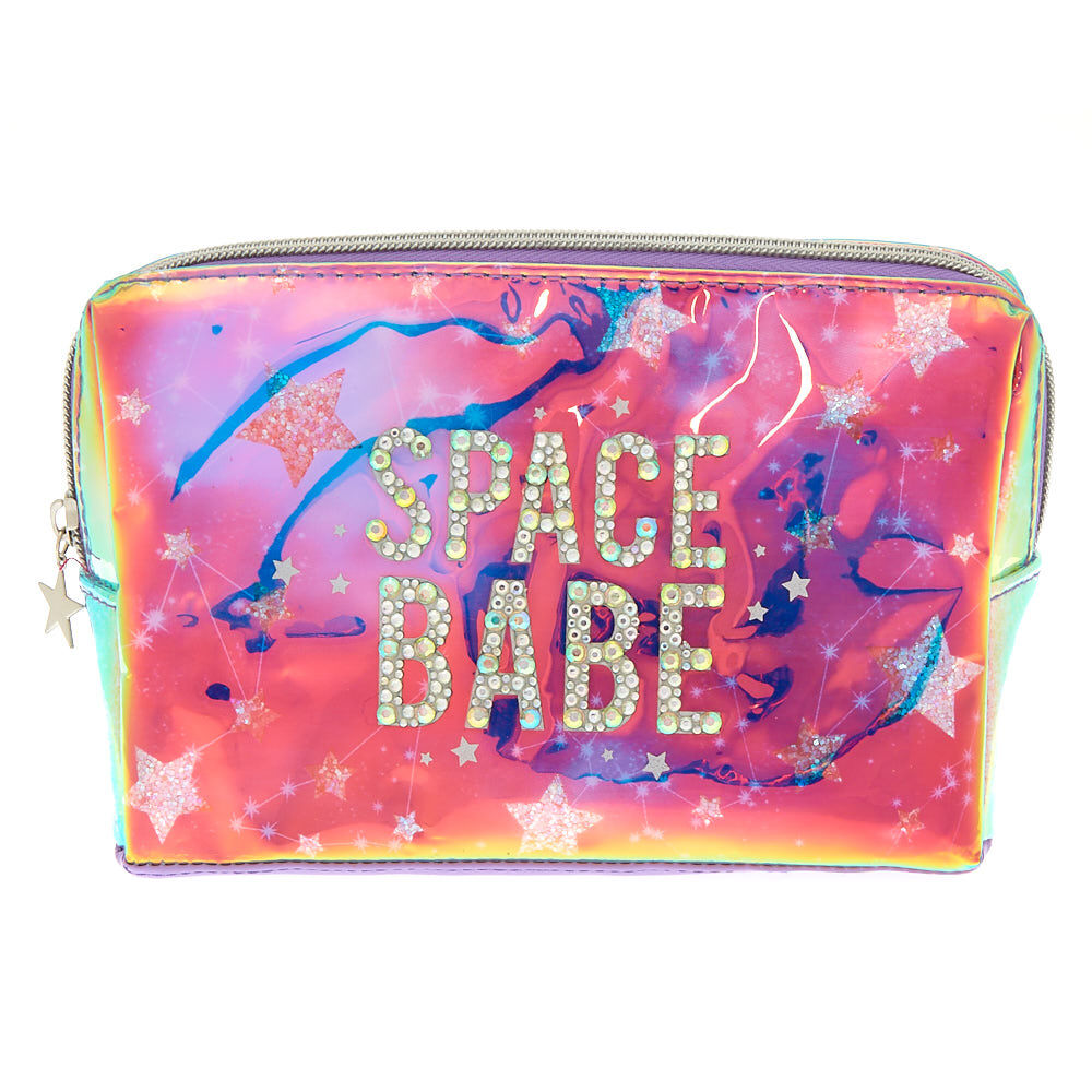 Trousse de maquillage holographique Space Babe,
