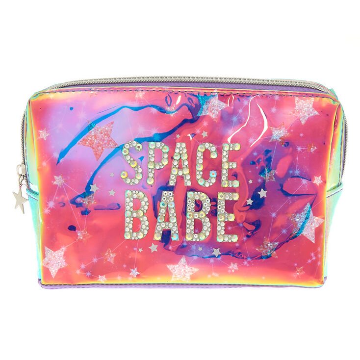 Space Babe Holographic Makeup Bag,