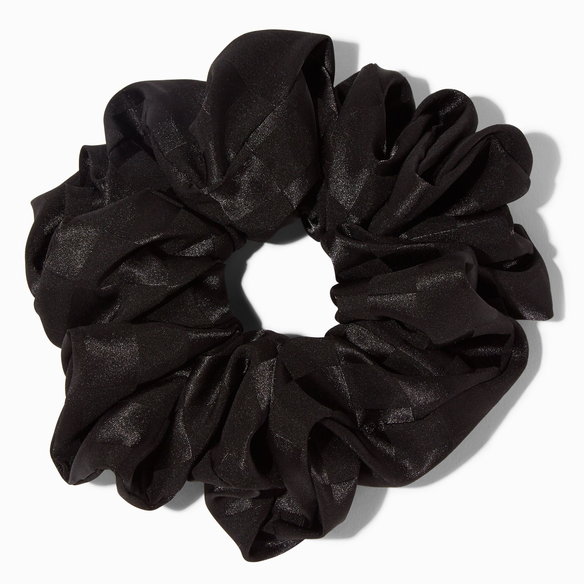 View Claires Shimmer Giant Hair Scrunchie Bracelet Black information