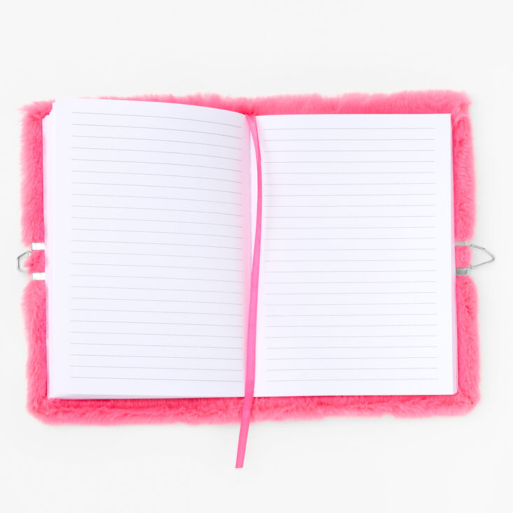 Bejeweled Initial Fuzzy Lock Diary - J,