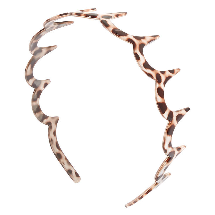 Animal Print Spiked Headband,