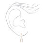 Silver Four Leaf Clover Earrings - 3 Pack,