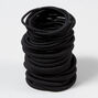 Mixed Solid Hair Ties - Black, 30 Pack,