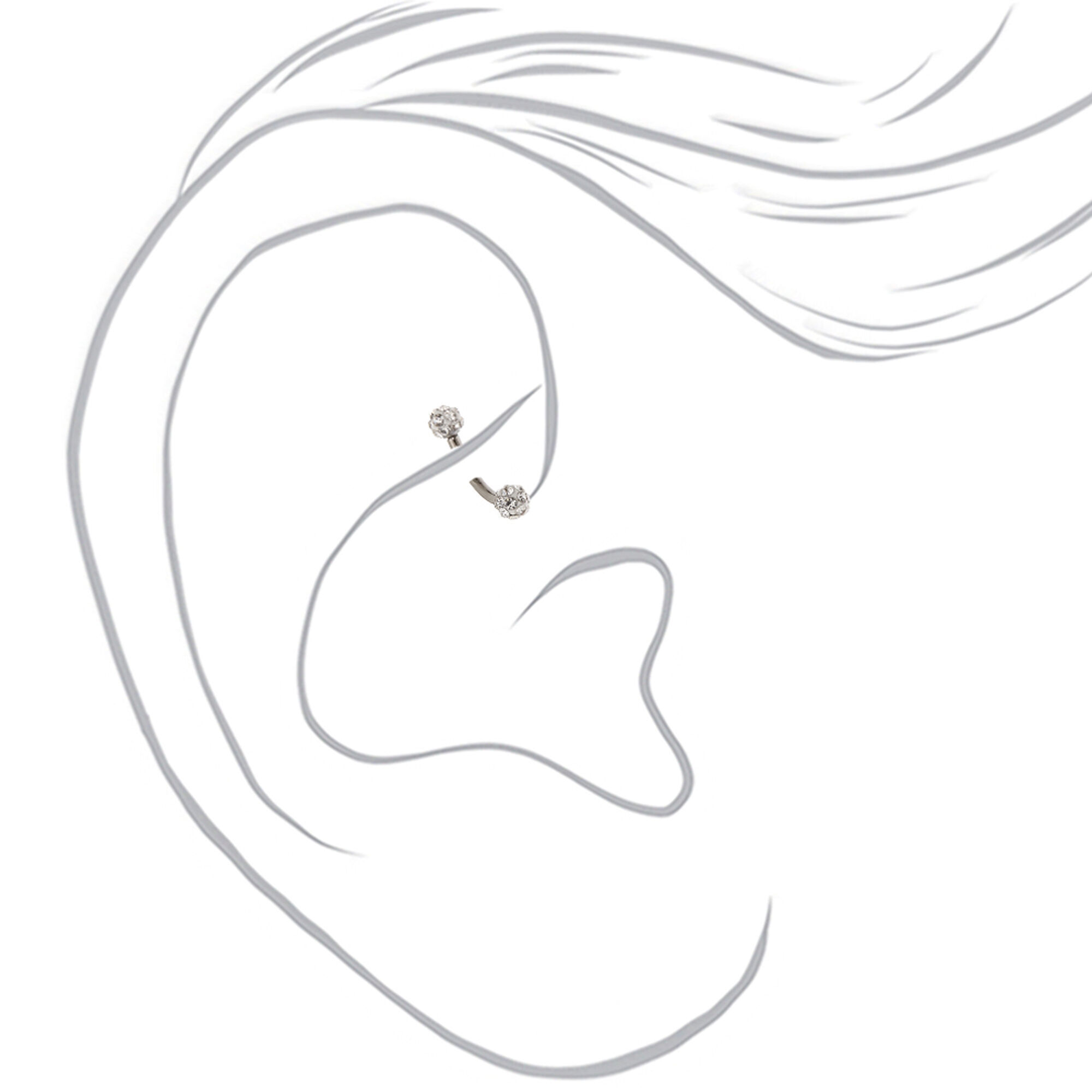 Claire's store rook piercing