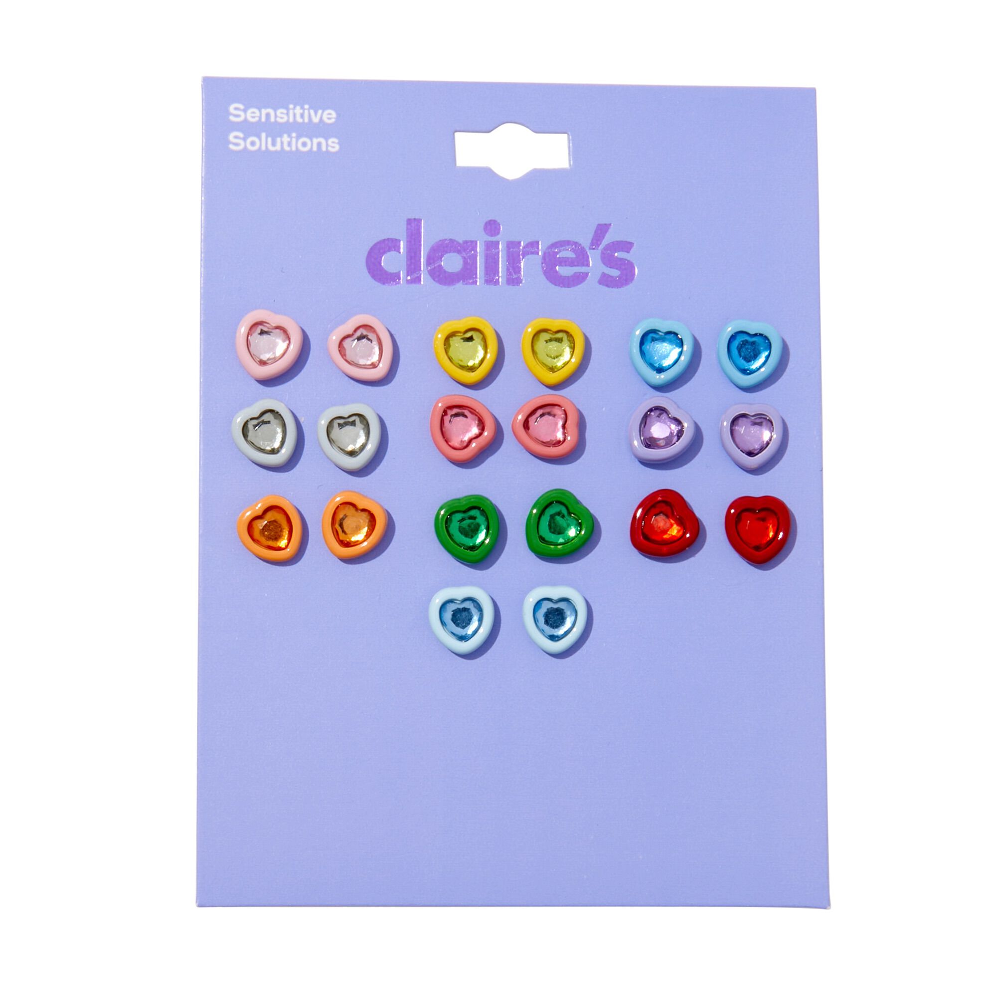 Kids 12 Pack Free Bird Solid and Print Mini Hair Claw Clip Set,